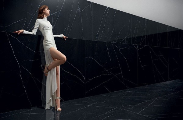 Универсальная плитка (керамогранит) Tubadzin Black Pulpis POL 274.8x119.8 см