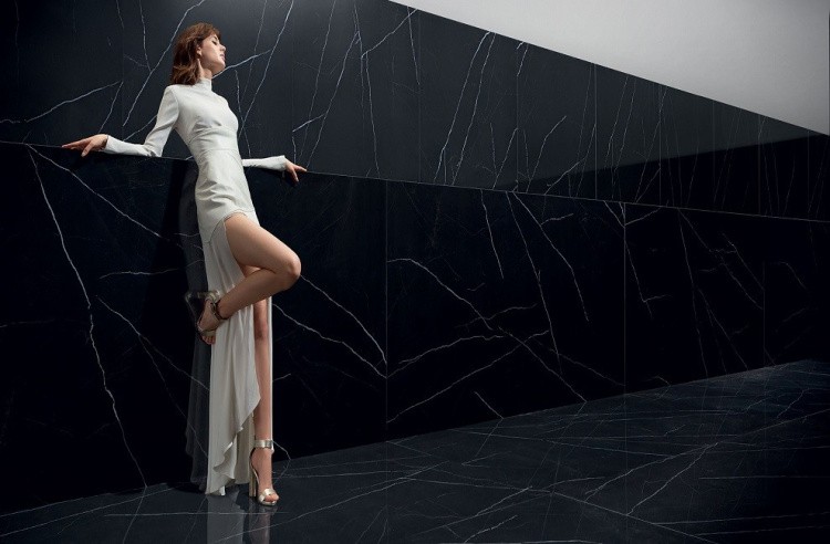 Универсальная плитка (керамогранит) Tubadzin Black Pulpis POL 274.8x119.8 см