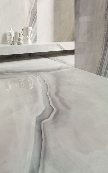 Универсальная плитка (керамогранит) Tubadzin White Opal POL 119,8x119,8 см