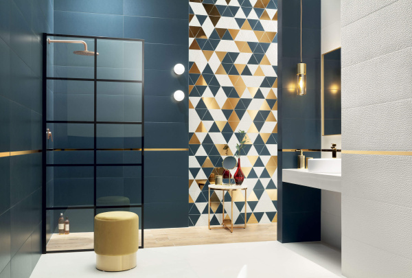 Настенная плитка Arte Scarlet navy tri 16x13,9 см