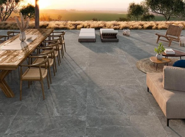 Универсальная плитка (керамогранит) Alaplana Tenby antracite MAT SLIPSTOP 59.5x59.5 см Универсальная плитка (керамогранит) Alaplana Tenby antracite MAT SLIPSTOP 59.5x59.5 см