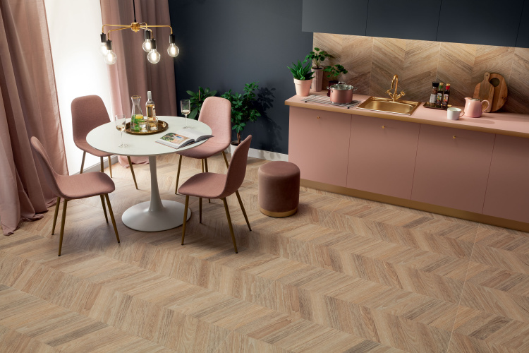 Универсальная плитка (керамогранит) Domino Hass brown 59,8x59,8 см