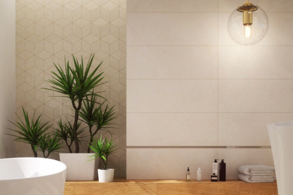 Настенная плитка Tubadzin Vestige grey 32,8x89,8 см