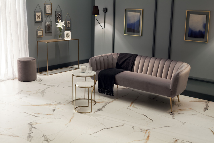 Универсальная (керамогранит) плитка Domino Lilo bianco MAT 59,8x59,8 см