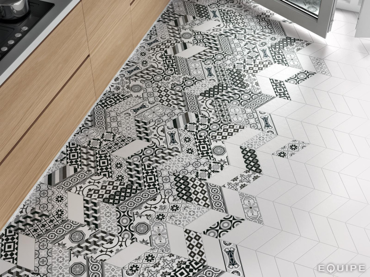 Настенная плитка Chevron Blanco Mate R 52 x 186 mm