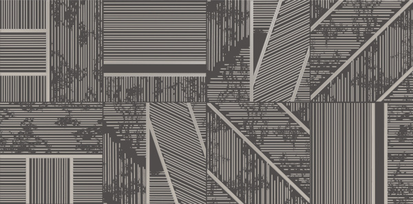 Настенный декор Domino Duo graphite A 29.8x59.8 см