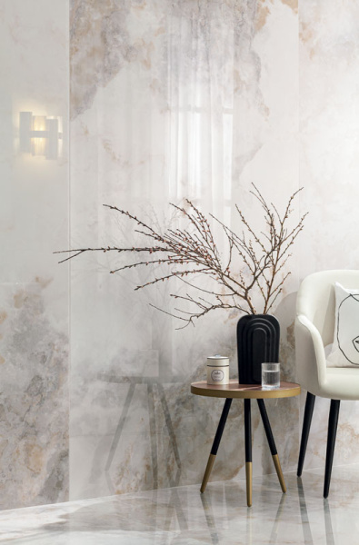 Универсальная плитка (керамогранит) Tubadzin Onice Bianco POL 119.8x119.8 см