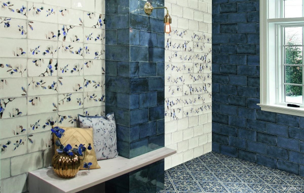 Настенный декор Mainzu Esenzia Fabola Blu 15x30 см