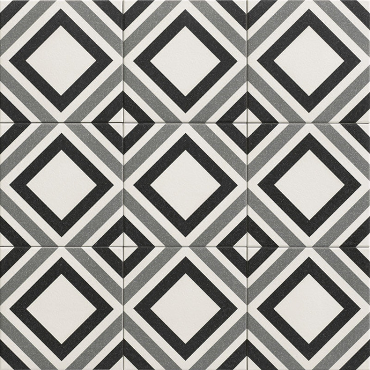 Универсальная плитка (керамогранит) Mainzu Belfast black 20x20 см
