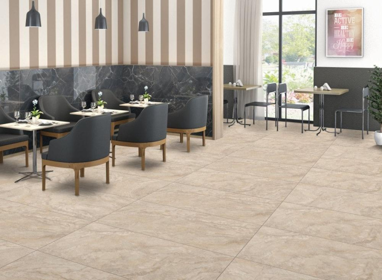 Универсальная плитка (керамогранит) Farro Priscilla crema Light matt+carving 120x60 см