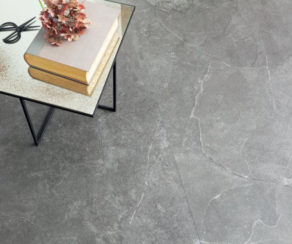 Универсальная плитка (керамогранит) Tubadzin Grand Cave Grey STR 79.8x79.8 см