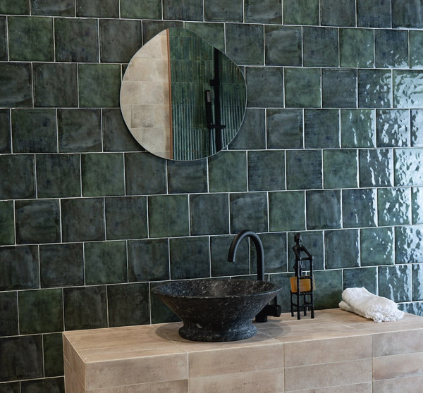 Универсальная плитка (керамогранит) Mainzu Mahon Smeraldo 15x15 см