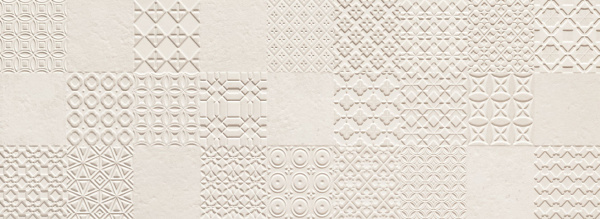 Настенный декор Tubadzin Integrally light grey 89.8x32.8 см