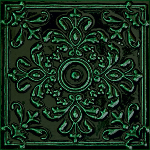 Настенный декор Tubadzin Tinta green mix 14,8x14,8 см