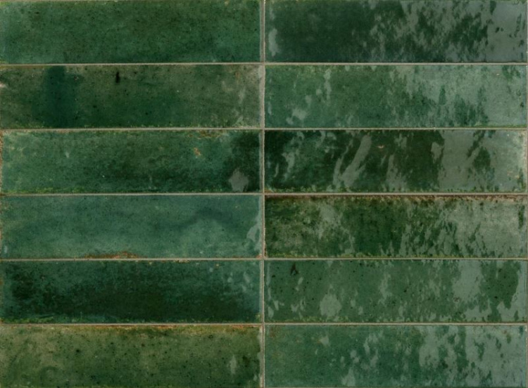 Универсальная плитка (керамогранит)  Marazzi LUME GREEN 6*24 см