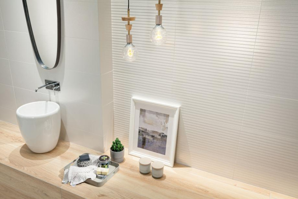 Настенная плитка Tubadzin Reflection White STR 29,8x59,8 см