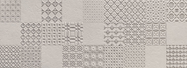 Настенный декор Tubadzin Integrally grey 89.8x32.8 см