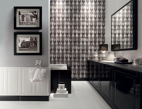 Настенный бордюр Tubadzin Timeless white STR 32.8x89.8 см Настенный бордюр Tubadzin Timeless white STR 32.8x89.8 см