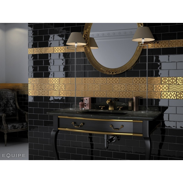 Настенный декор Equipe Masia JEWEL Gold  7,5*15 см