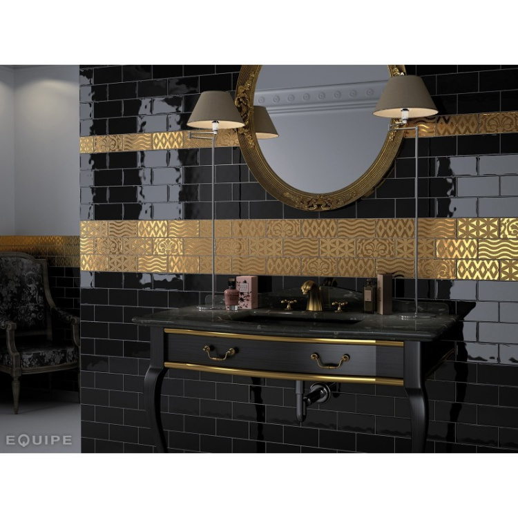 Настенный декор Equipe Masia JEWEL Gold  7,5*15 см