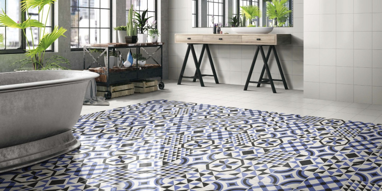 Универсальная плитка (керамогранит) Mainzu Trinity Blu 20x20 см