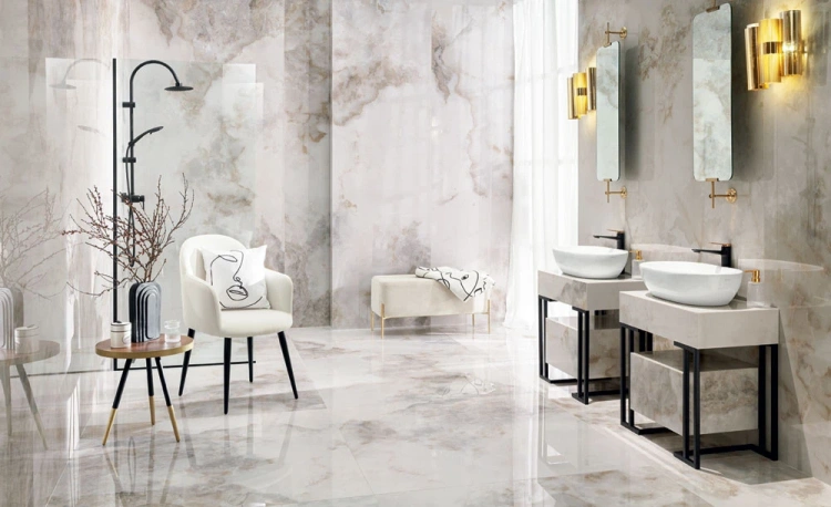 Напольная плитка (керамогранит) Tubadzin Onice Bianco POL 59.8x59.8 см