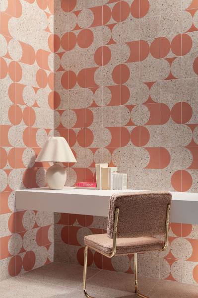 Универсальная плитка (керамогранит) Tubadzin Funky pink 59,8x59,8 см