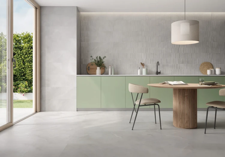 Универсальная плитка (керамогранит) Azulev Serene Marble Grey 120x60 см