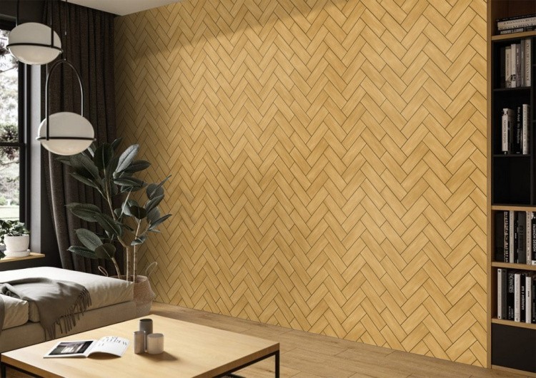 Универсальная плитка (керамогранит) Ennface Camelot Amber MATT 7.5x22.5 см