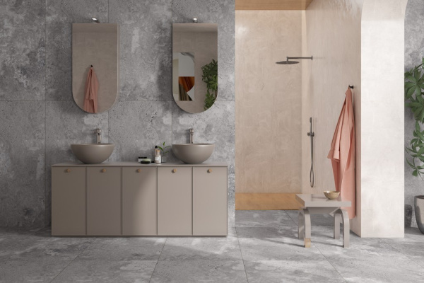 Универсальная плитка (керамогранит) Ennface Rock Grafıte Matt 160x80 см