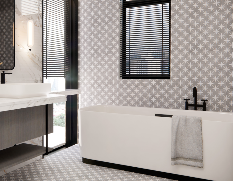 Универсальная плитка (керамогранит) Prissmacer Star Grey 45x45 см