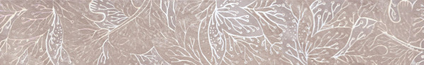 Настенный бордюр Obsydian grey 598x98 / 10mm