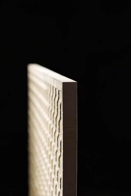 Утолщенный керамогранит Ennface Blanche Beige STR 60x120 см