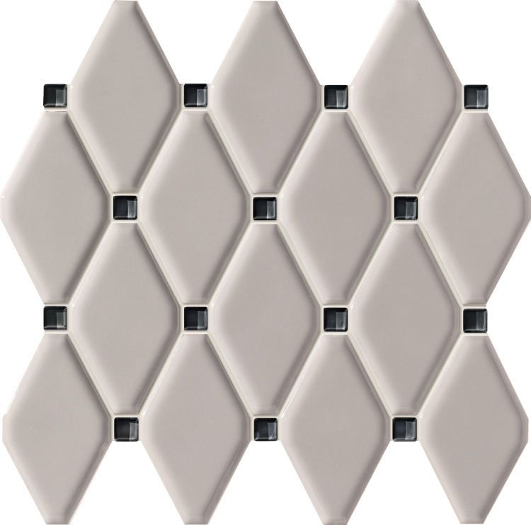 Настенная мозаика Tubadzin Abisso grey 29.8x27 см