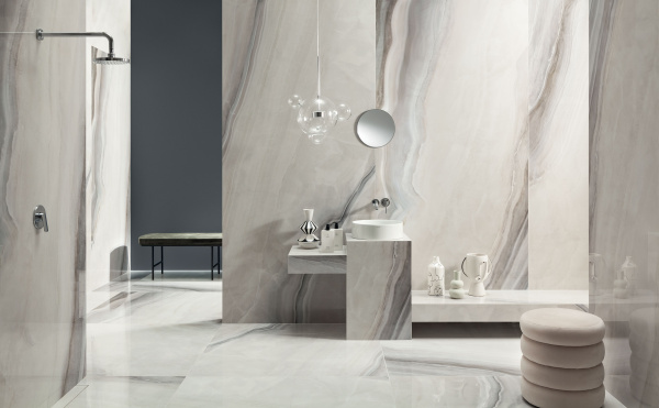 Универсальная плитка (керамогранит) Tubadzin White Opal POL 79.8x79.8 см