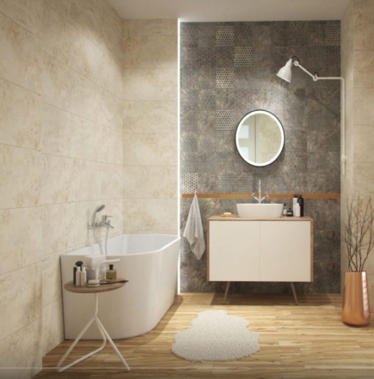 Настенная плитка Domino Campania White 30,8x60,8 см