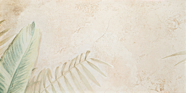 Универсальный декор (из керамогранита) Tubadzin Alabaster 4 Shine leaves B 119,8x59,8 см
