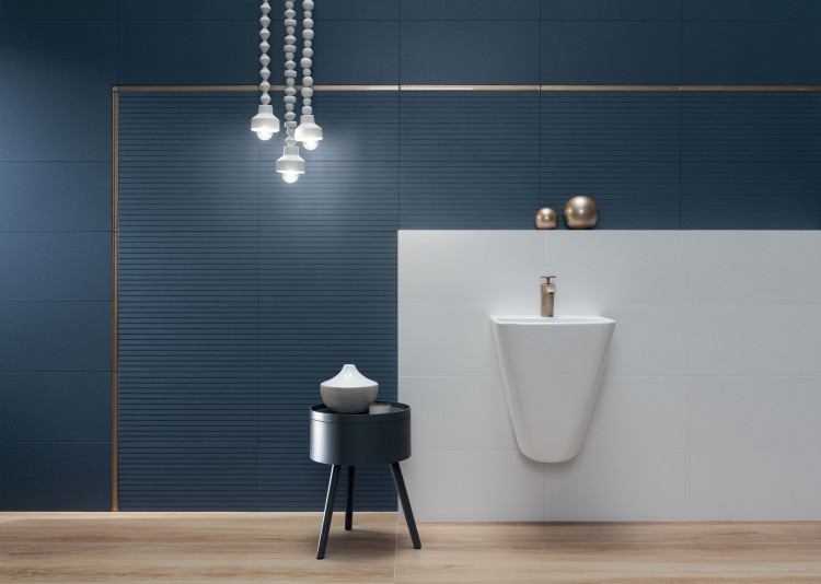 Настенная плитка Tubadzin Reflection Navy STR 29,8x59,8 см