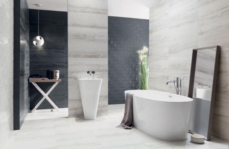 Настенная плитка Tubadzin Coma navy 32,8x89,8 см Настенная плитка Tubadzin Coma navy 32,8x89,8 см