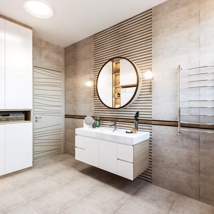 Настенный бордюр Domino Dover wood 60.8x7.3 см