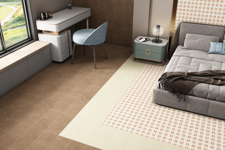 Универсальная плитка (керамогранит) Ennface Wave Matt 20x20 см