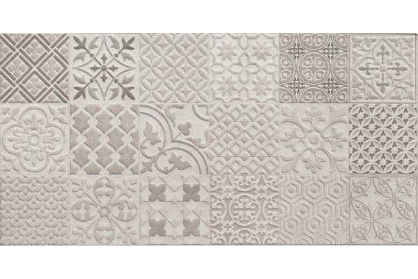 Настенная плитка Arte Velvetia patch grey STR 30,8x60,8 см