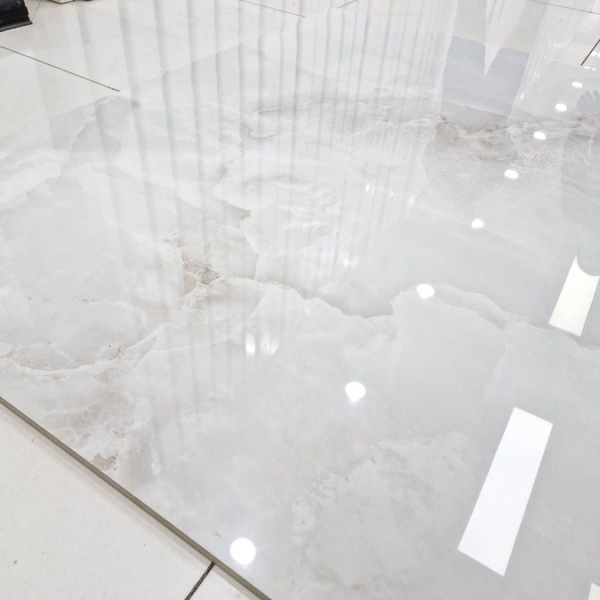 Универсальная плитка (керамогранит) Alaplana Bibury white POL 120x59.5 см Универсальная плитка (керамогранит) Alaplana Bibury white POL 120x59.5 см