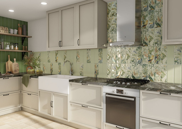 Настенная плитка Mainzu Jungle Sunset 10x30 см