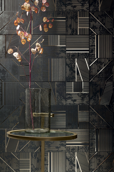 Настенный декор Domino Duo graphite A 29.8x59.8 см