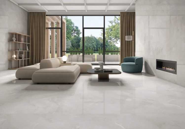 Универсальная плитка (керамогранит) Azulev Serene Marble Grey 120x60 см