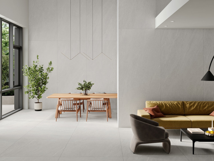 Универсальная плитка (керамогранит) Alaplana Maxitech Halton white MAT 120x280 см