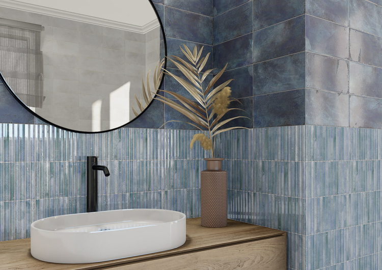 Настенная плитка Mainzu Wynn Bleu 15x30 см