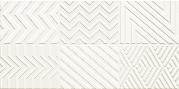 Настенный декор Karelia white patchwork 223x448 mm