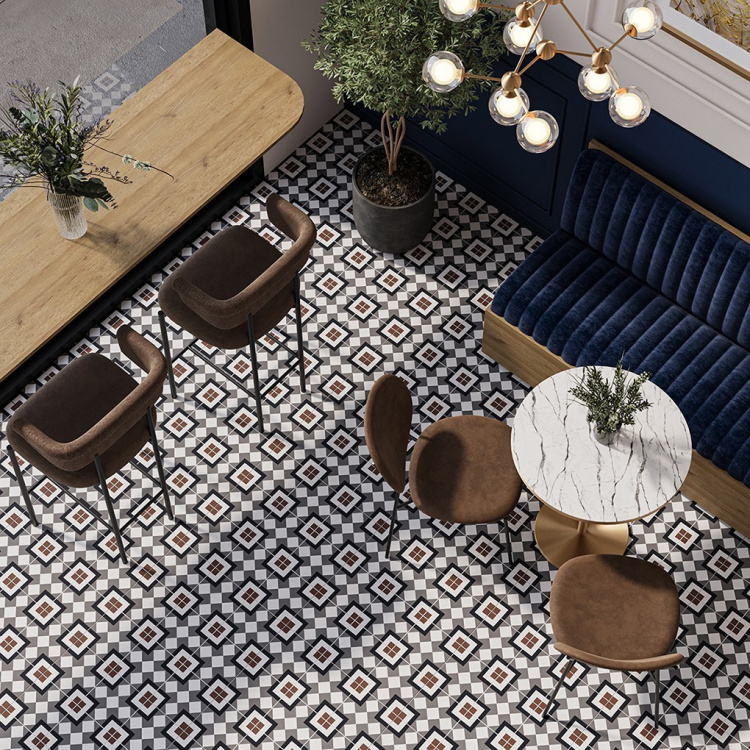 Напольная плитка (керамогранит) Staro Bristol Red Matt  60x60 см